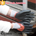 SRSAFETY nitrile coated anti cut gloves/cut and chemical resistant gloves/safety gloves